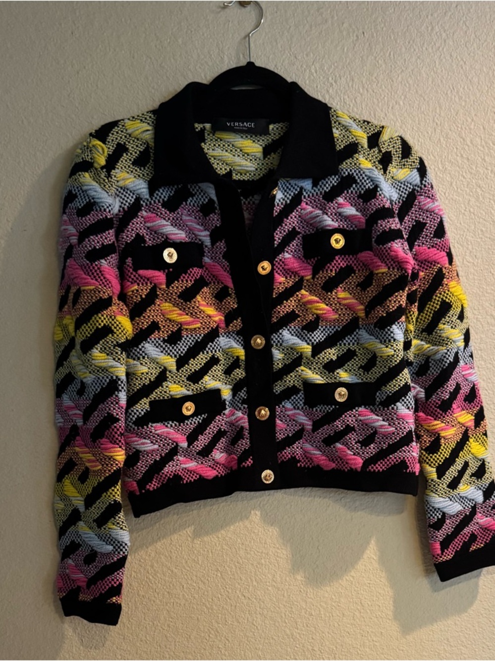 Versace Black Knit Set